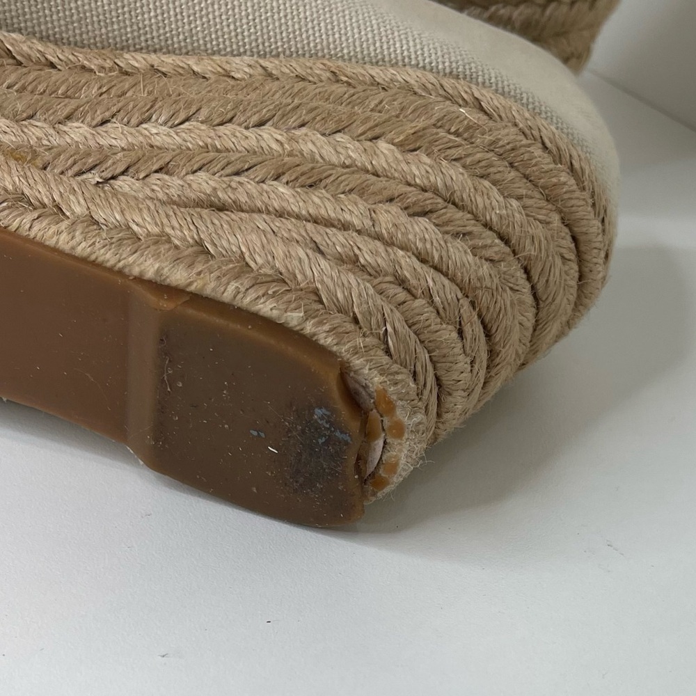 TORY BURCH Filipa Wedge Espadrilles Size 9.5 wedding guest resort wear - Picture 12 of 13